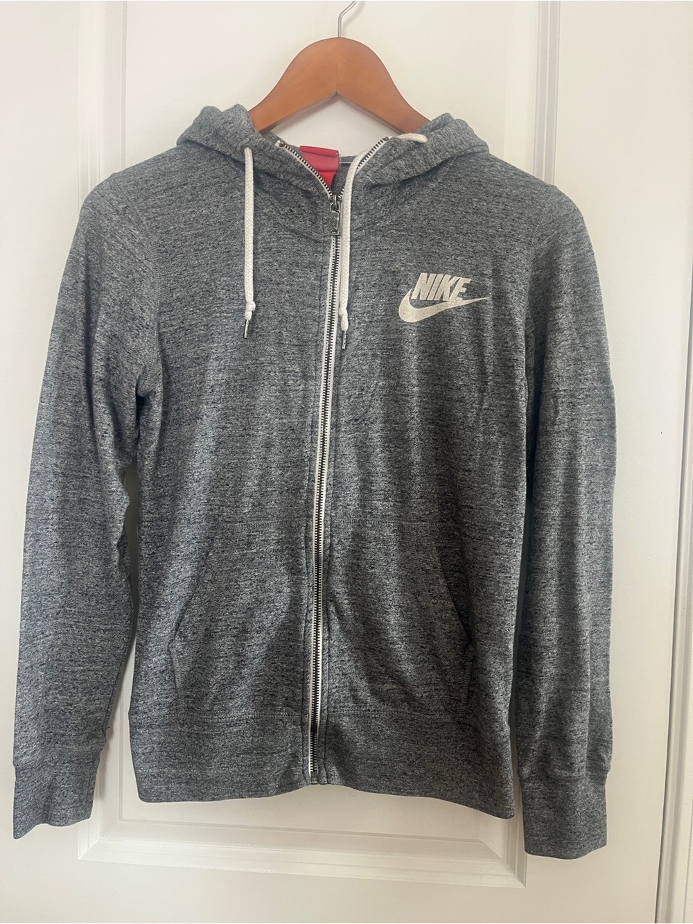 Nike Women's Gray Heather Full-Zip Hoodie